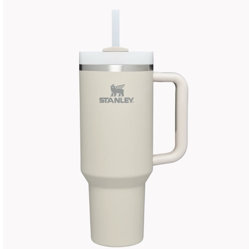 Stanley Cream Tumbler with Handle